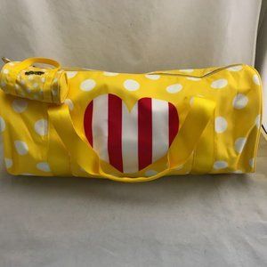 Moschino Parfums Heart Weekender Duffle Gym Bag